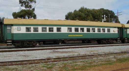 AHA class First Class Brake Compartment Coach        �Photo By Stuart Jackson